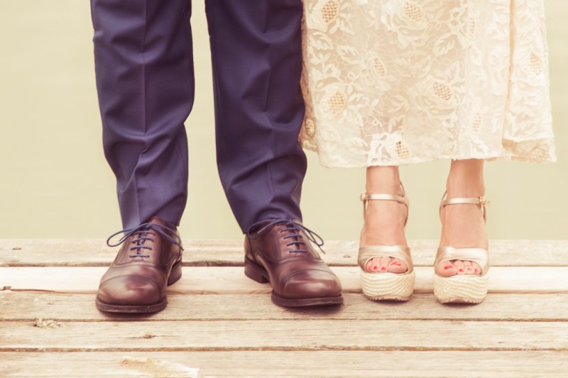 Pies de boda