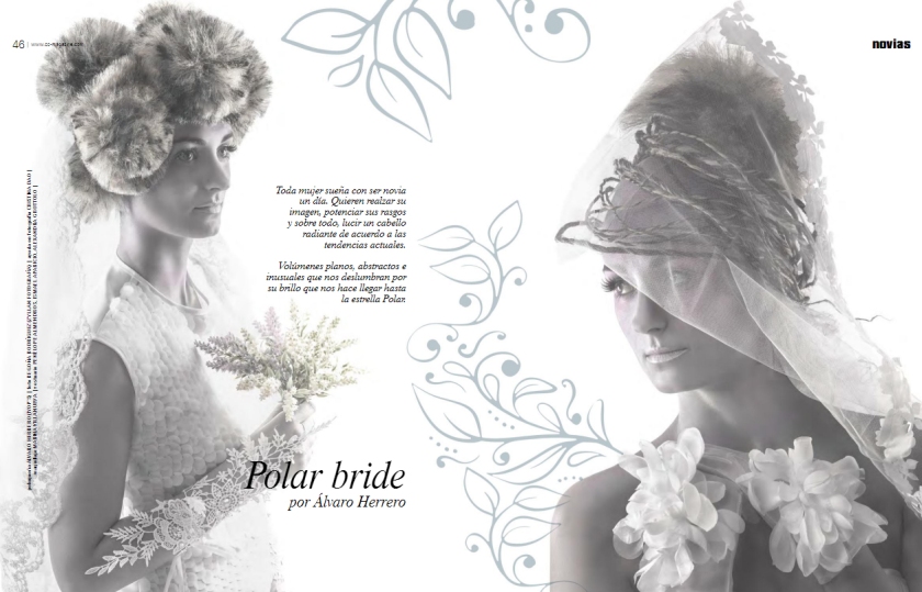 Polar Bride publicado en el especial novias de la revista C&C Magazine