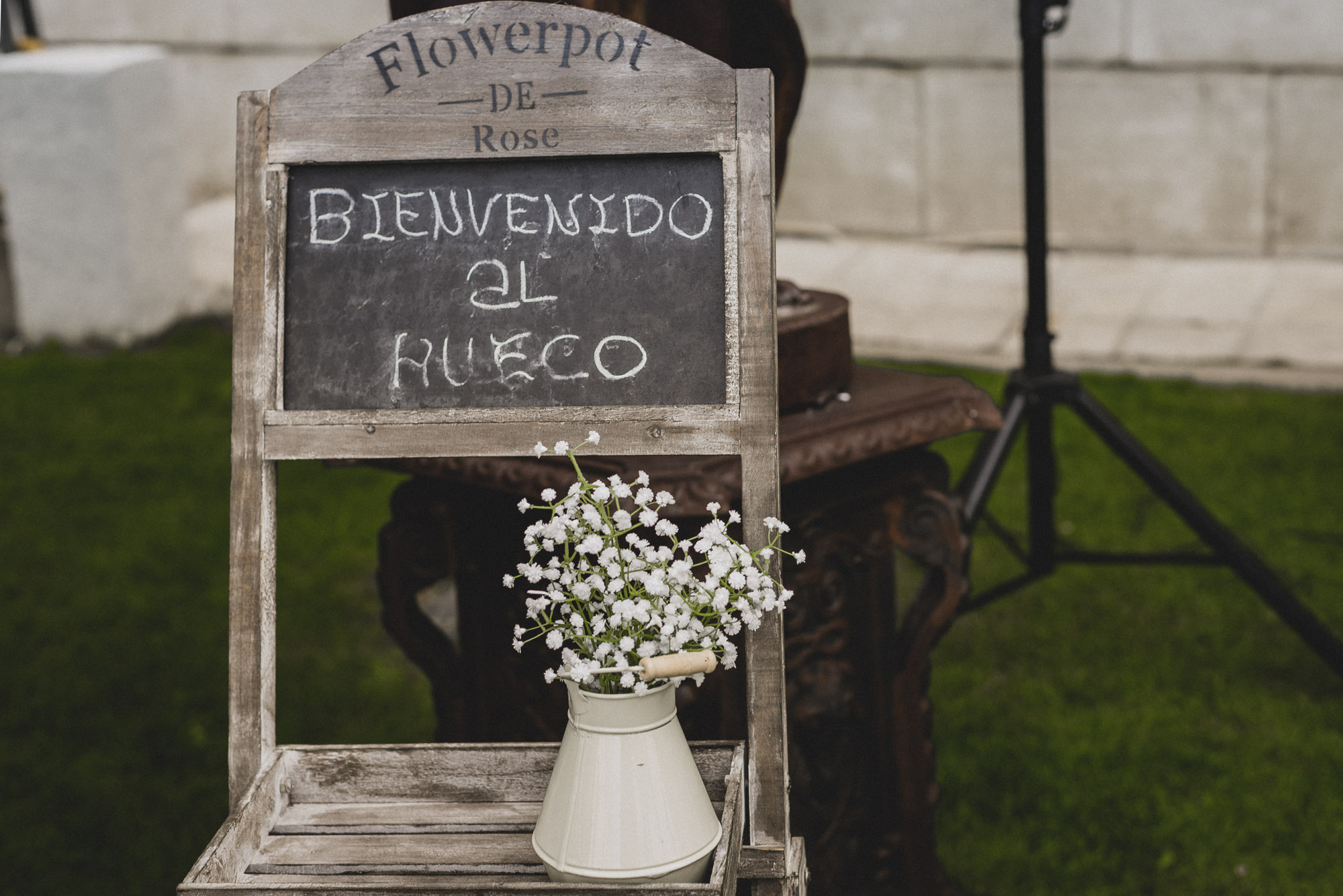 Detalle decoración. Bienvenido al Hueco.